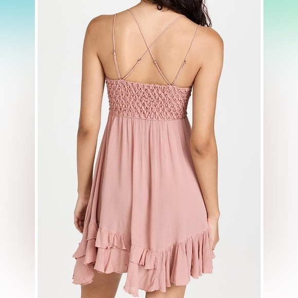 NWT - FREE PEOPLE - ADELLA SLIP COLOR ROSE - Picture 3 of 6